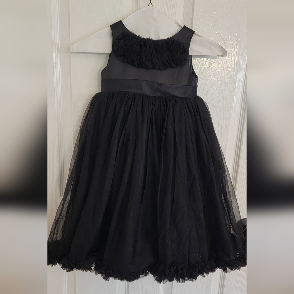 Oopsy Daisy Baby Girly Girl Couture: Black Tulle Kids Dress